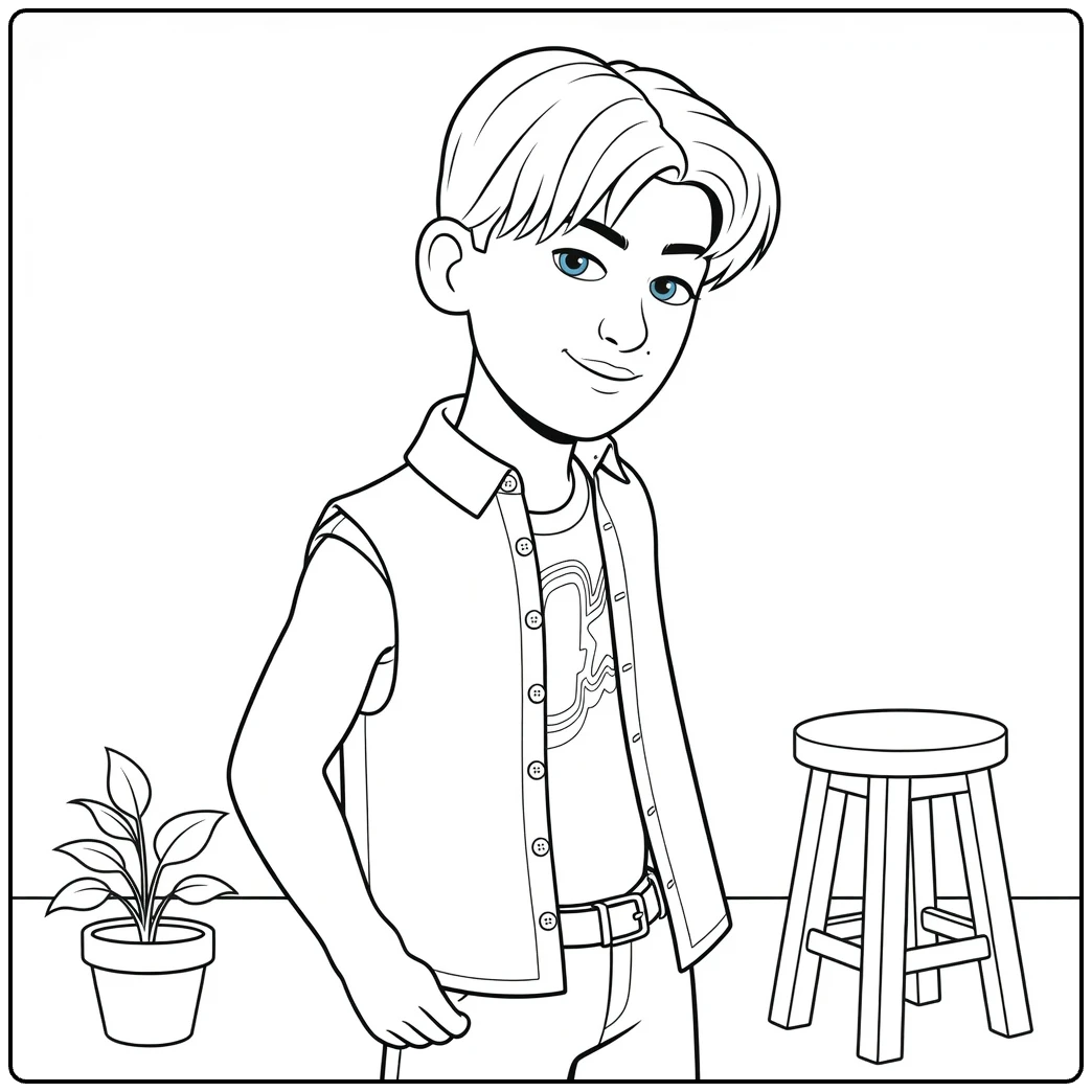 Jesse coloring page