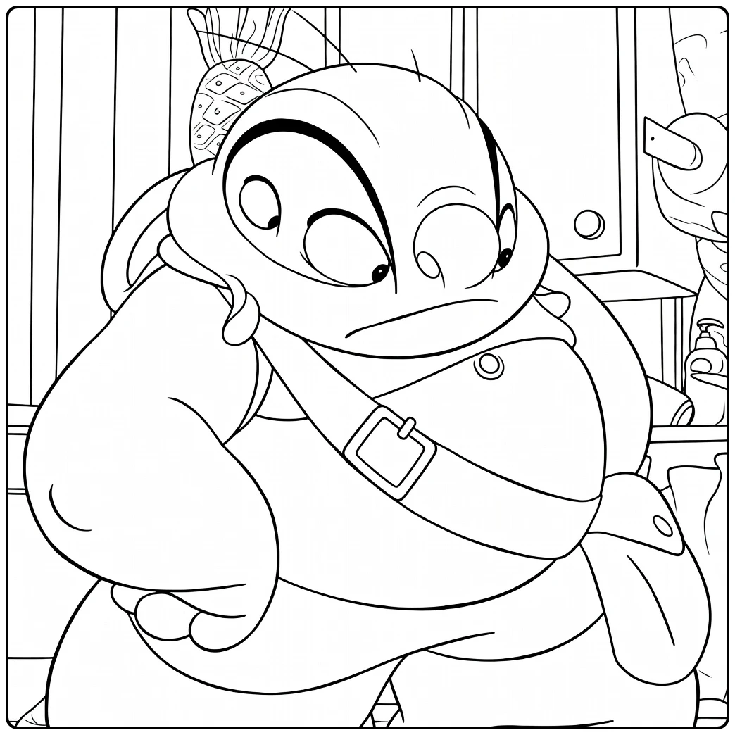 jumba Disney Character coloring page
