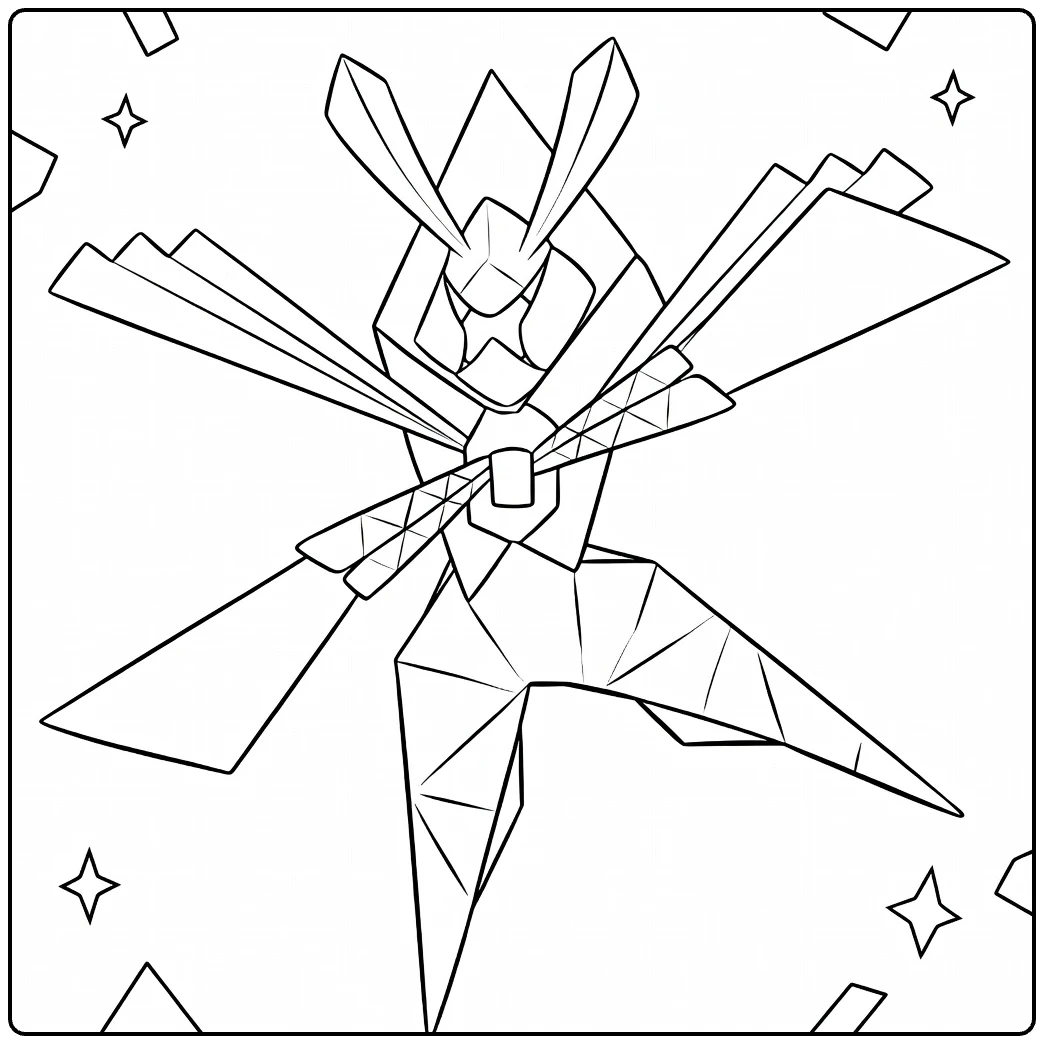 Kartana for Kids coloring page