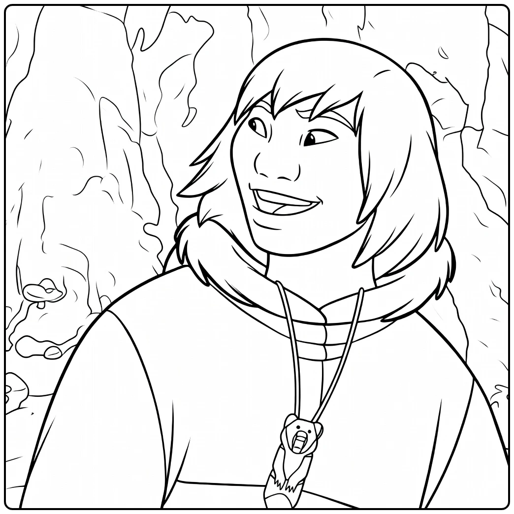 Kenai coloring page