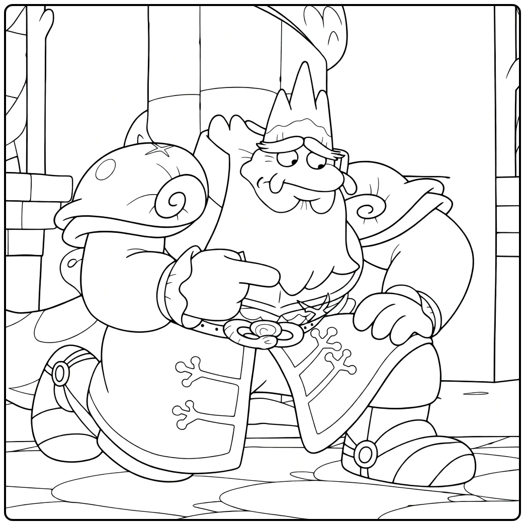 King Andrias coloring page