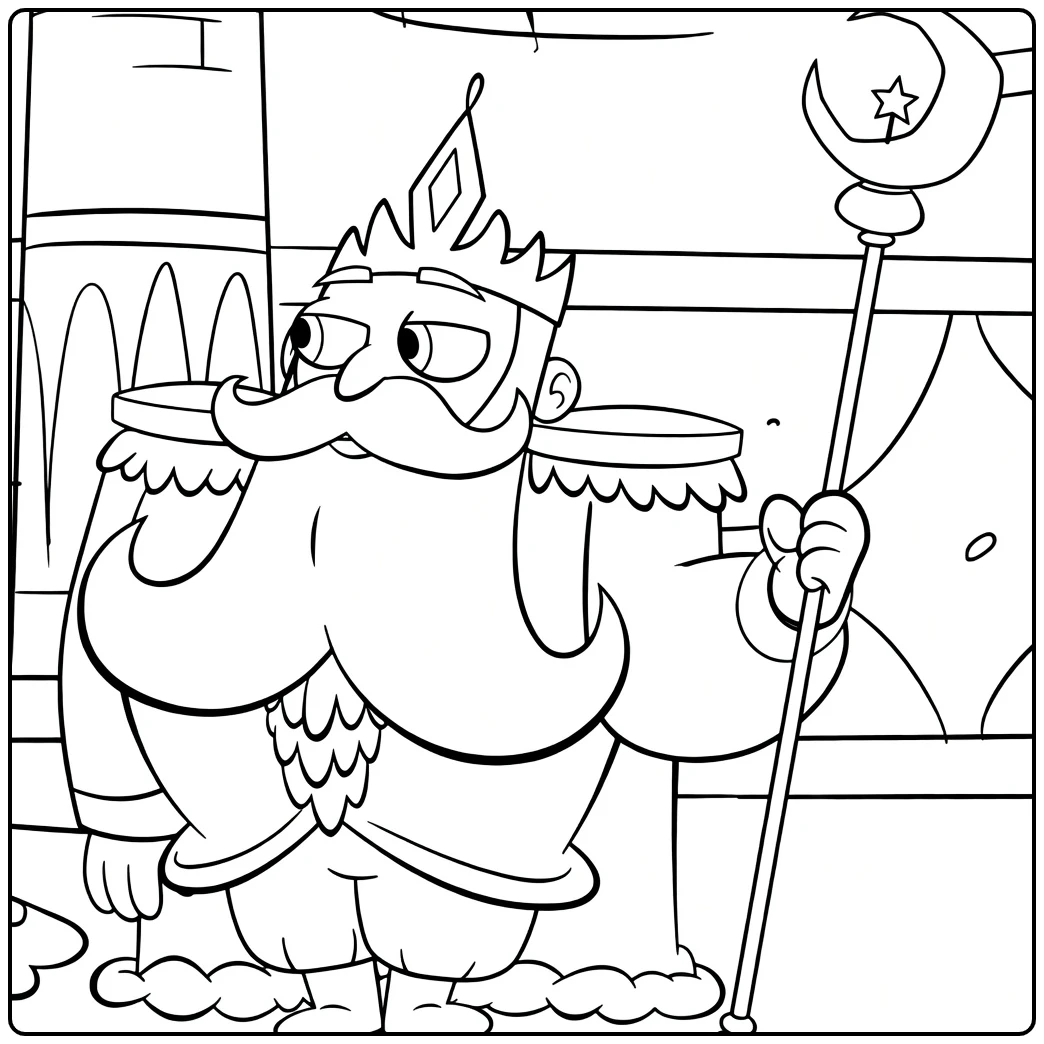 King River Butterfly coloring page