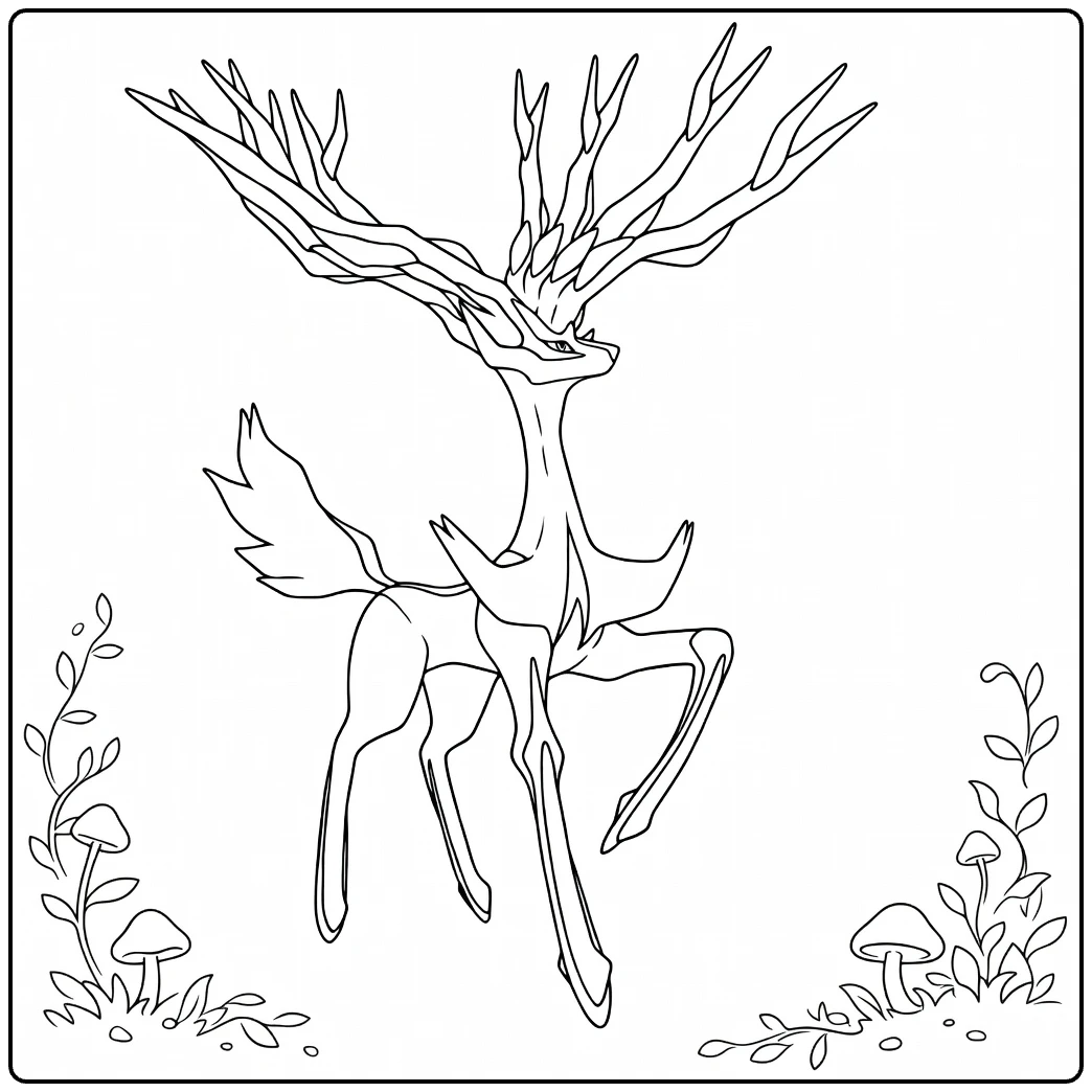 Kyurem coloring page