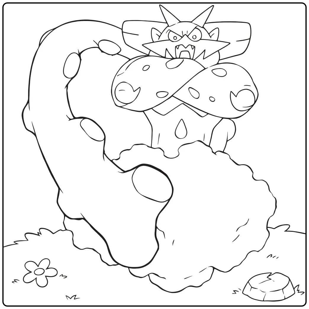 Landorus Incarnate Forme for Children coloring page