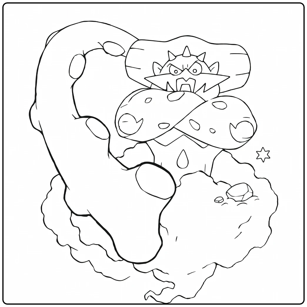 Landorus for Kids Legendary Powerhouse coloring page