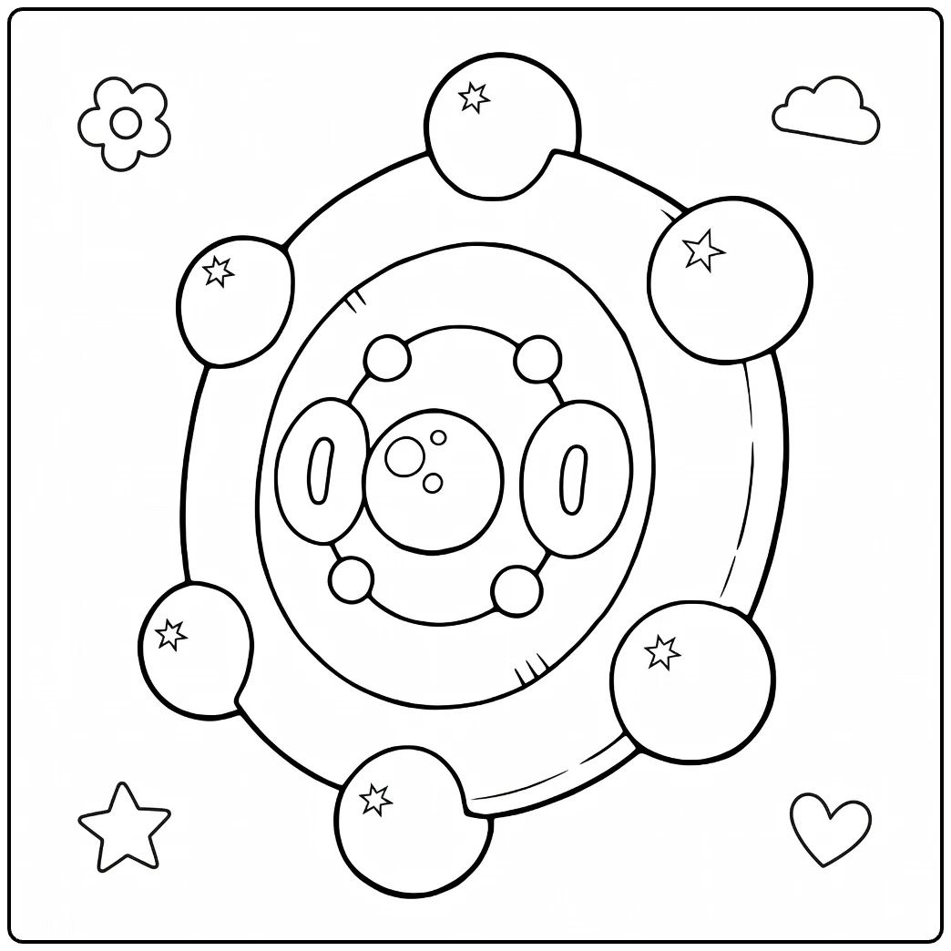 Fun Bronzor for Children coloring page
