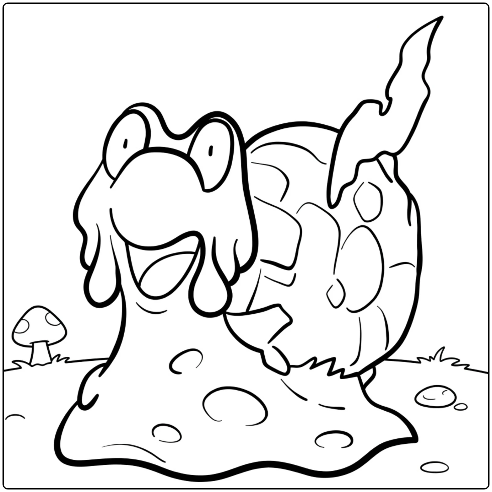 Fun Magcargo Pokemon coloring page