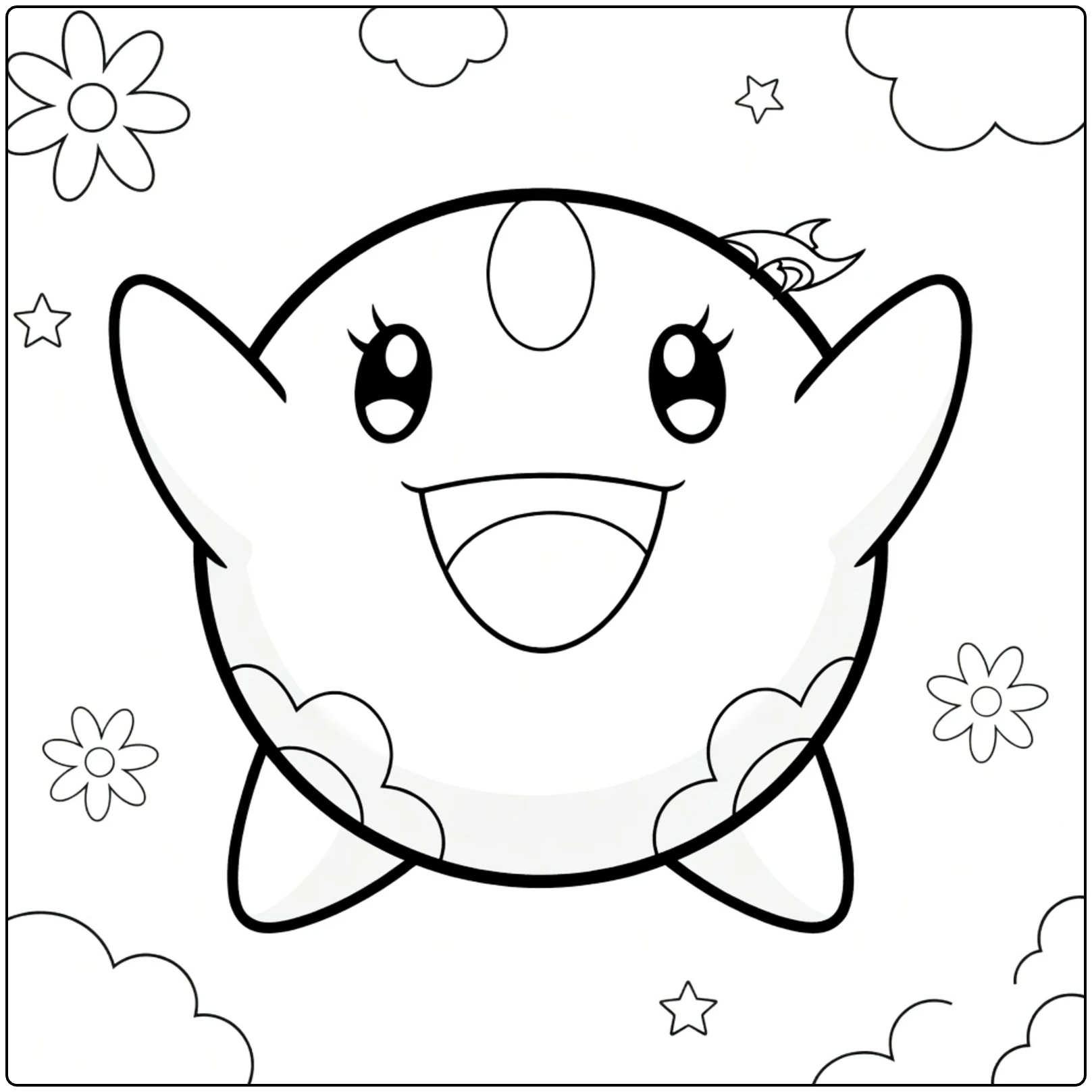 fun munna coloring page for children om in