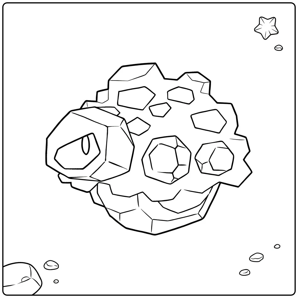 Fun Rolycoly for Pokemon Fans coloring page