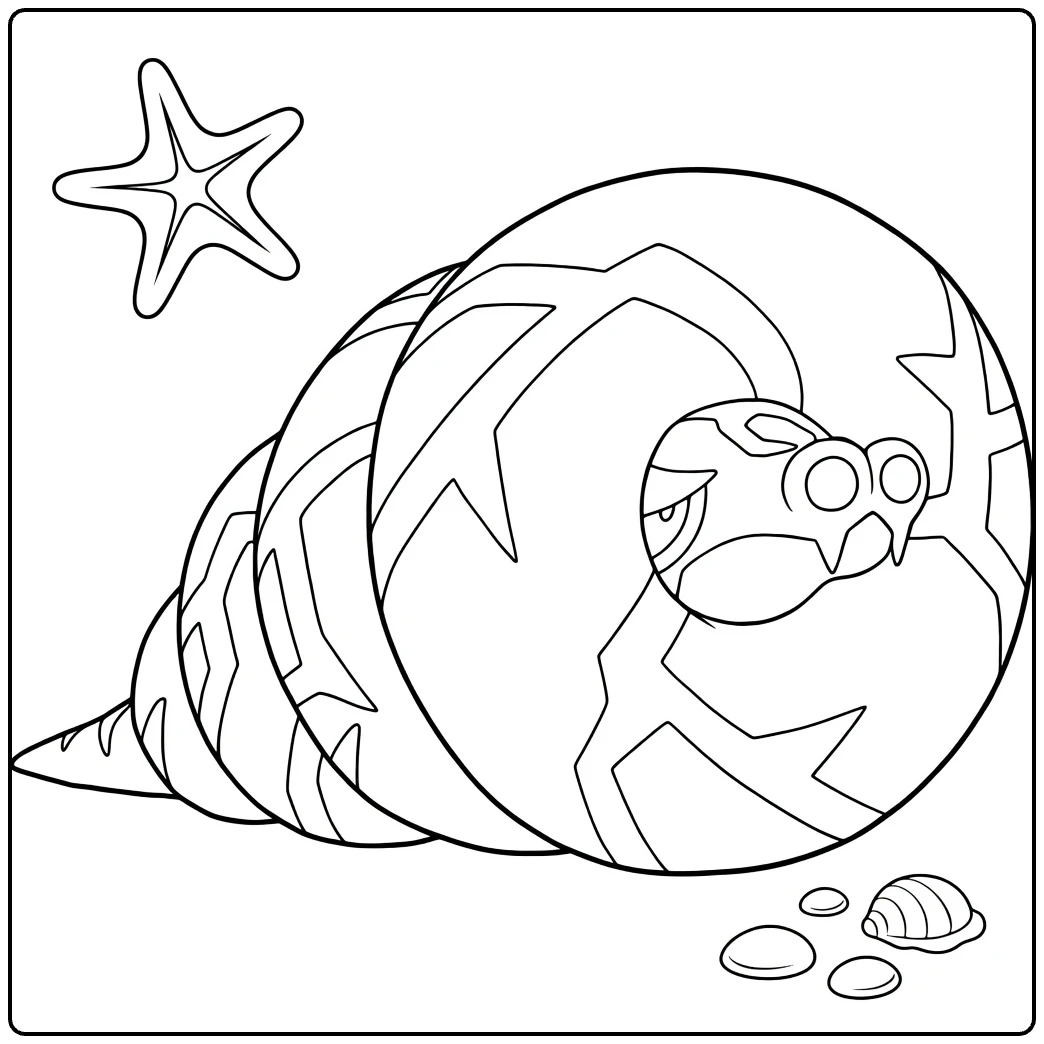 Fun Sandaconda Pokemon Snake coloring page