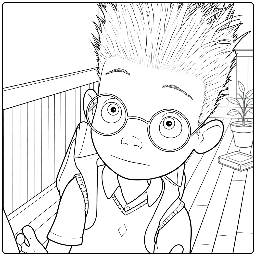 Lewis coloring page