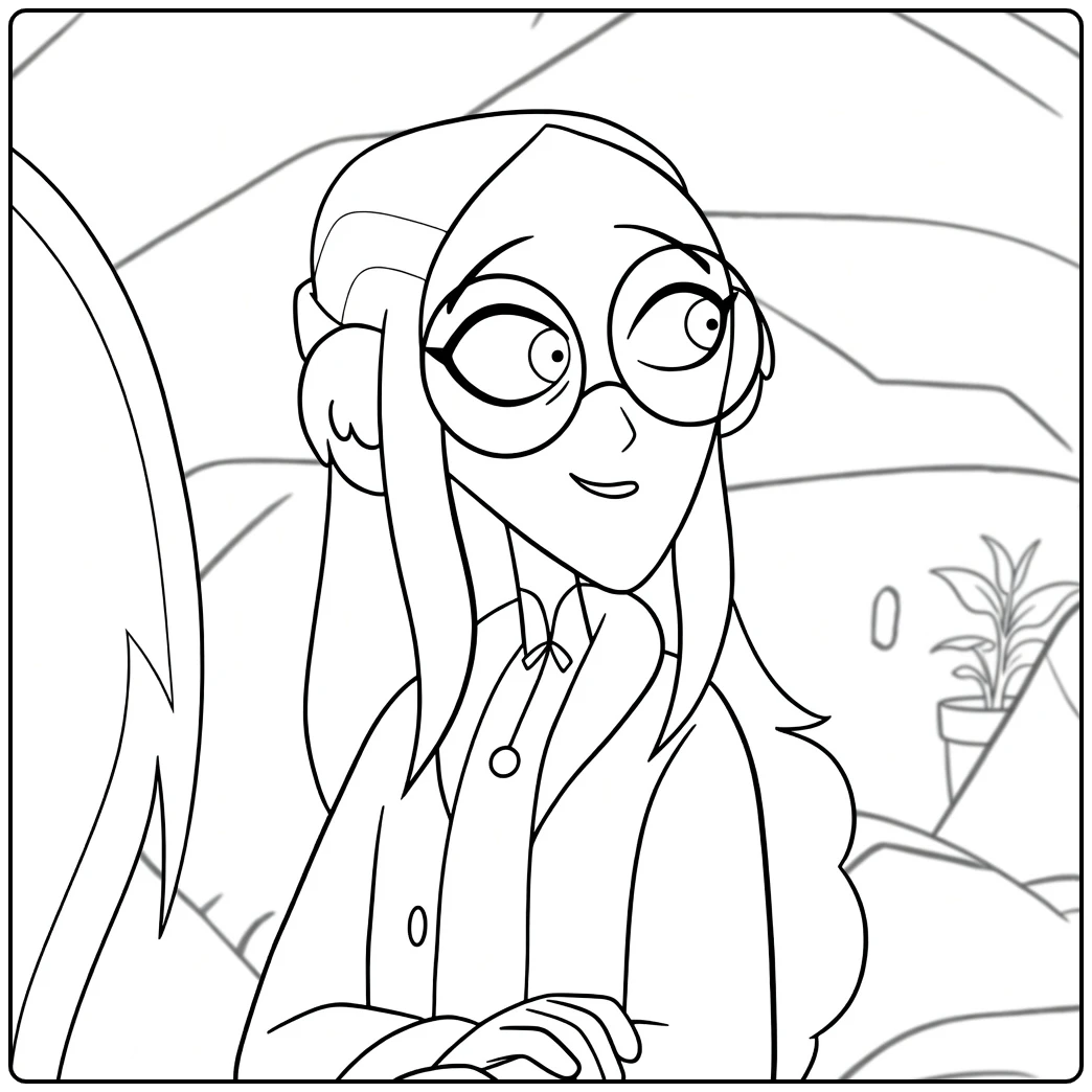 lilith Clawthorne for Creative Color coloring page