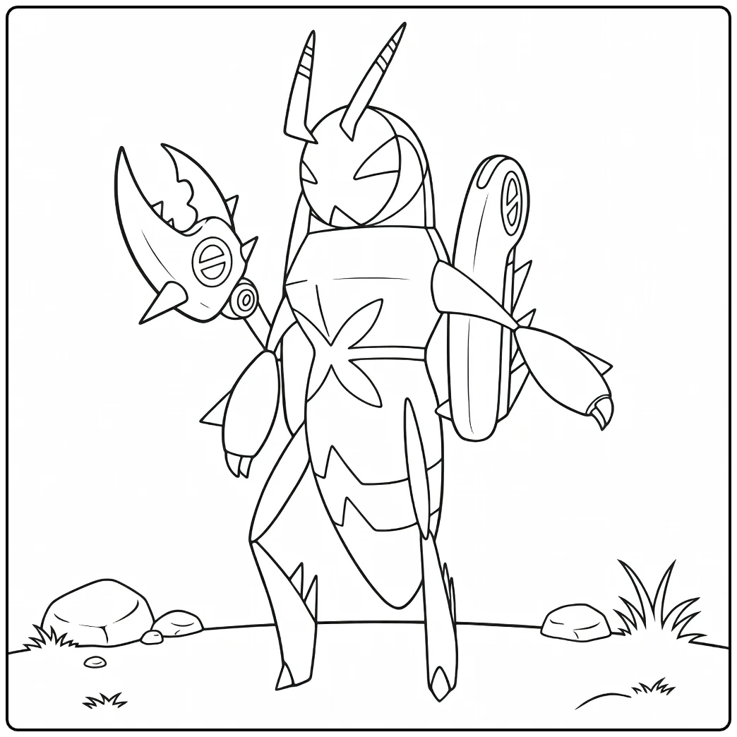 Lokix for Pokemon Fans to Download coloring page