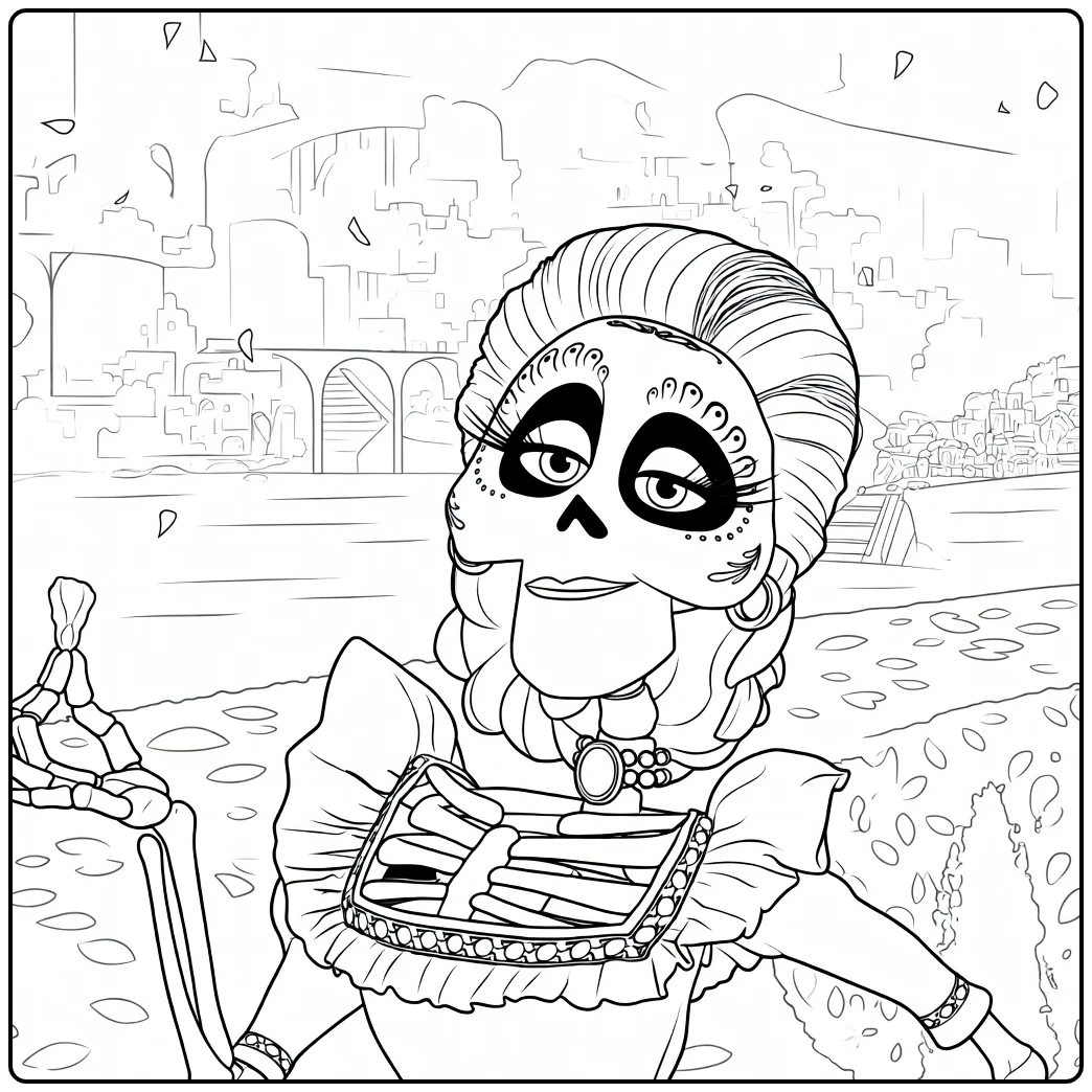 Mam Coco coloring page