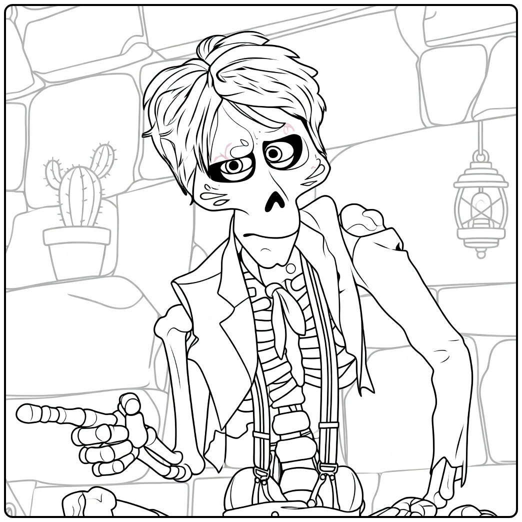 Mam Imelda coloring page