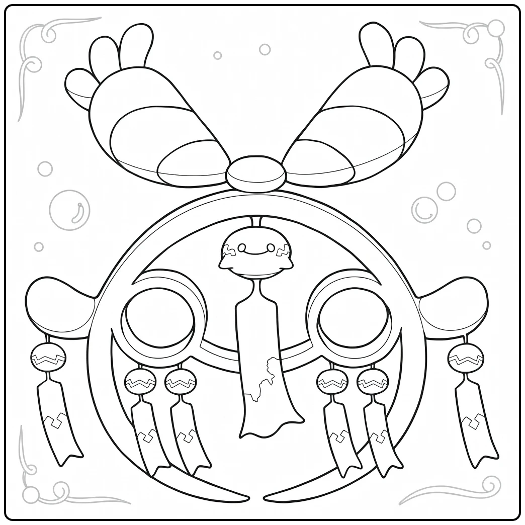 Mega Chimecho coloring page
