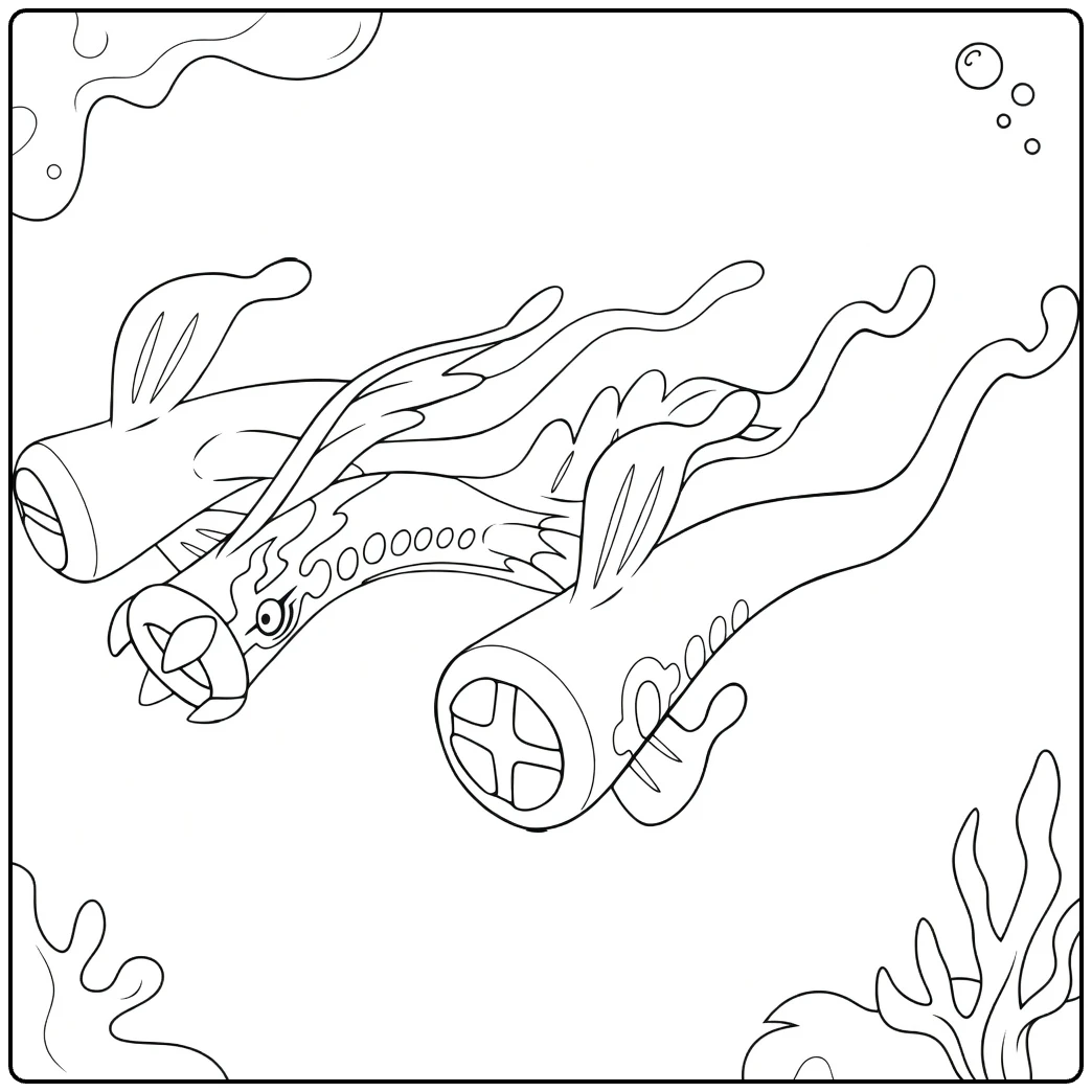 Mega Eelektross coloring page