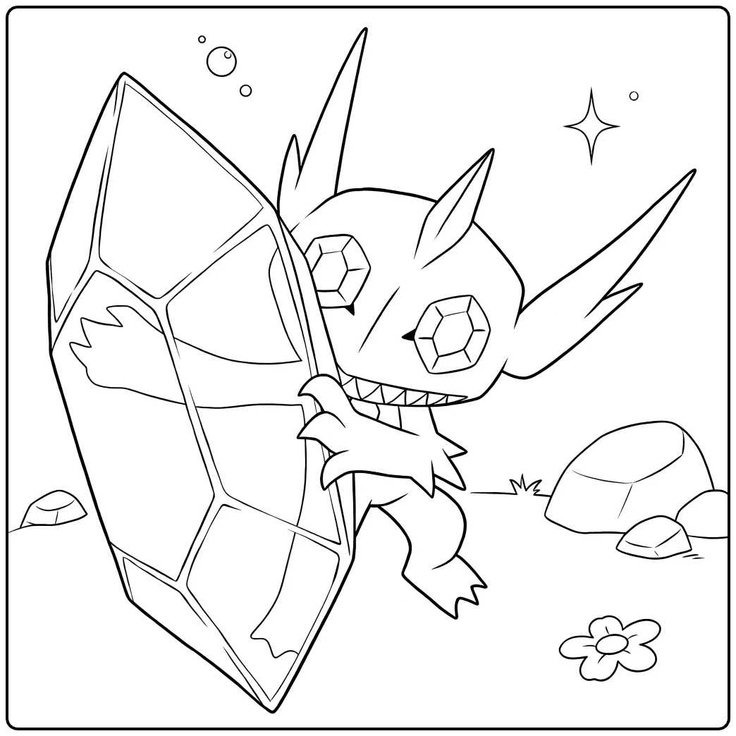 Mega Sableye coloring page