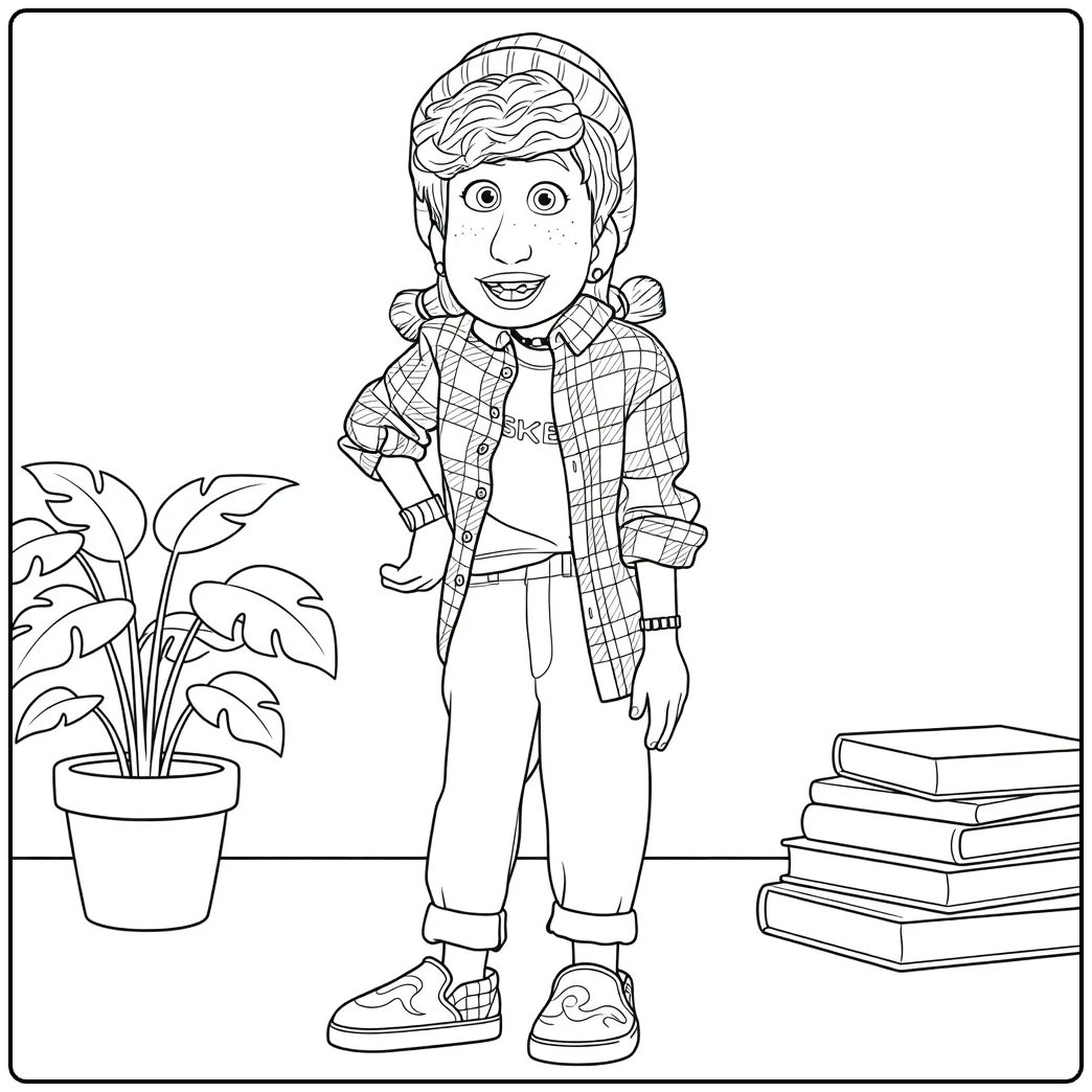 Miriam Mendelsohn coloring page