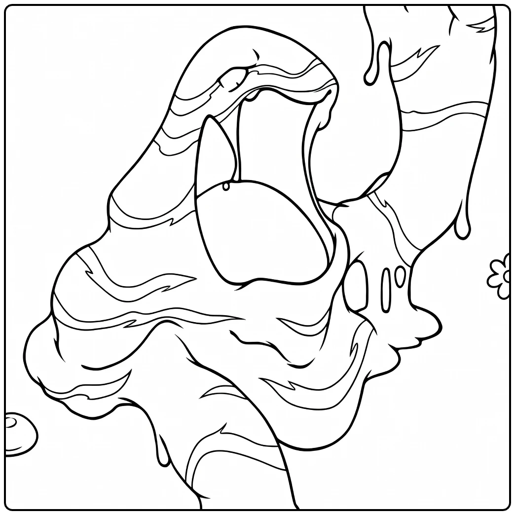 Muk Alolan Form for Kids and Fans coloring page
