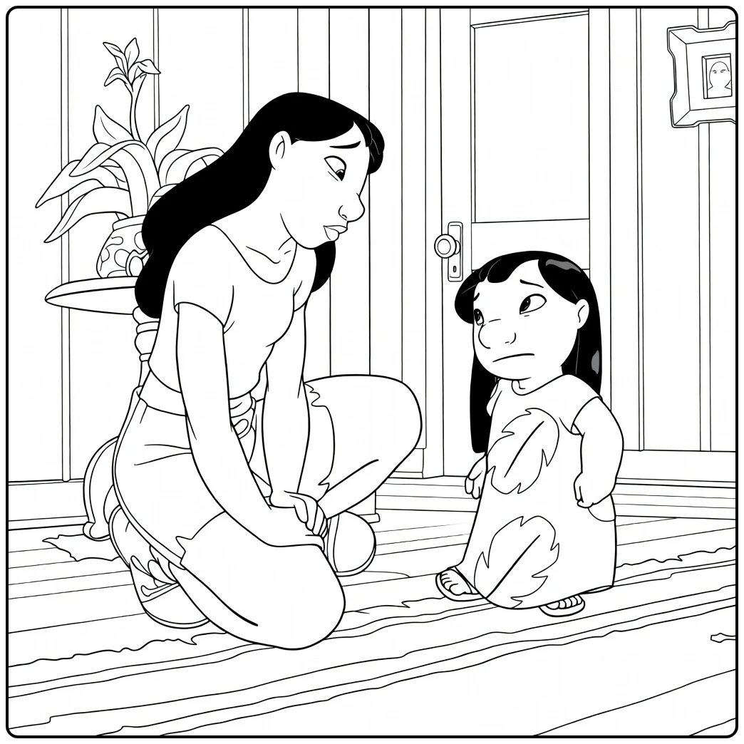 nani Lilo Nani That Lilo Troost coloring page