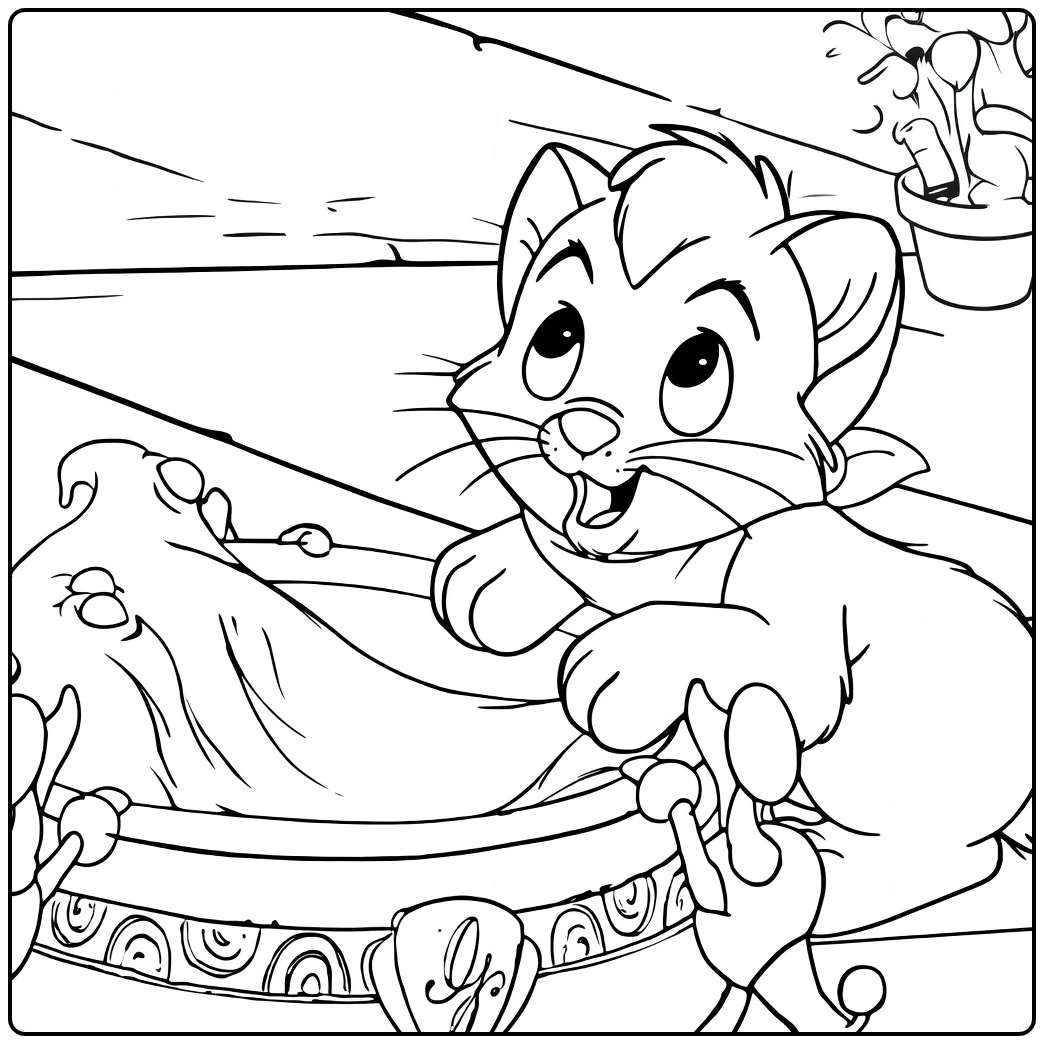 Oliver coloring page