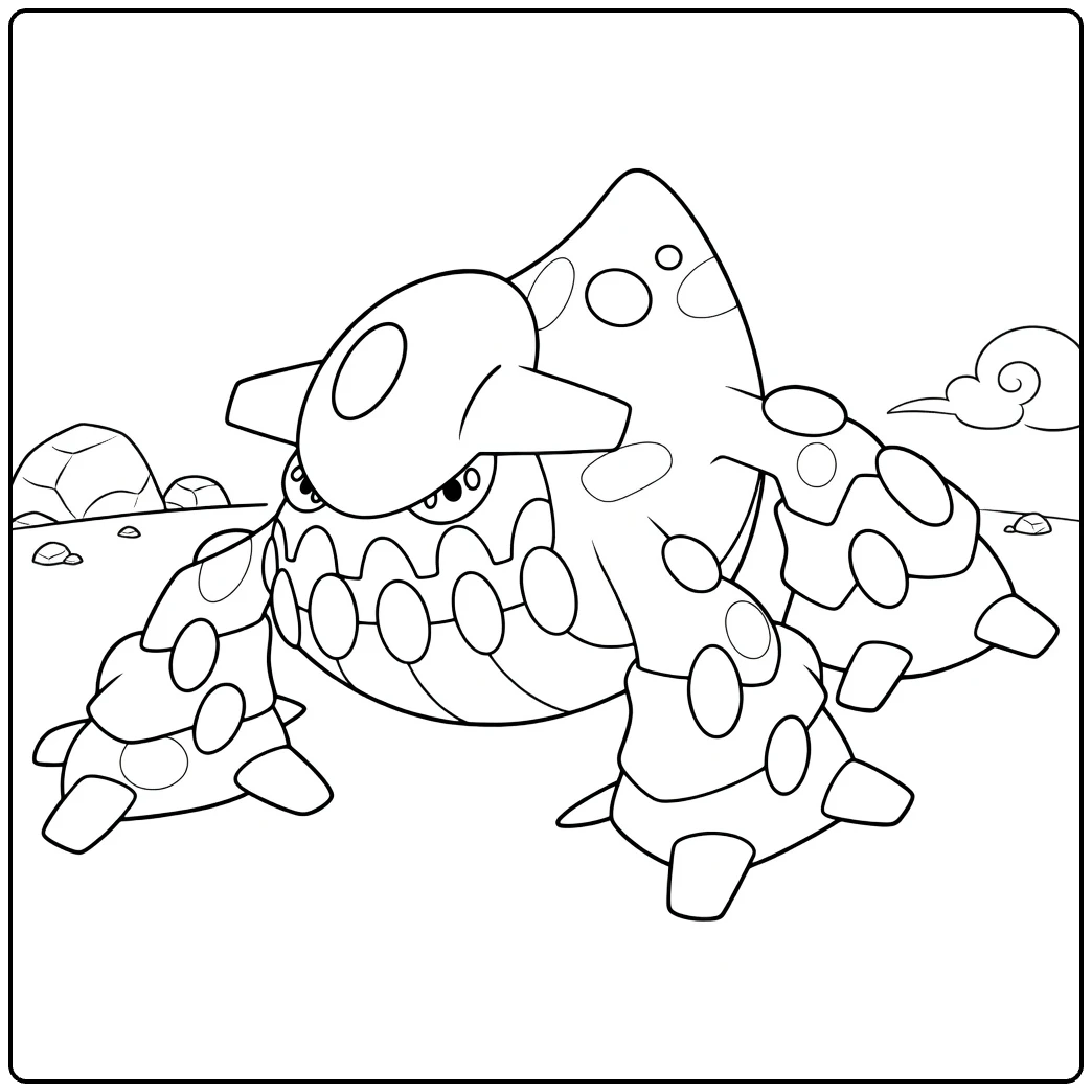 Palkia coloring page