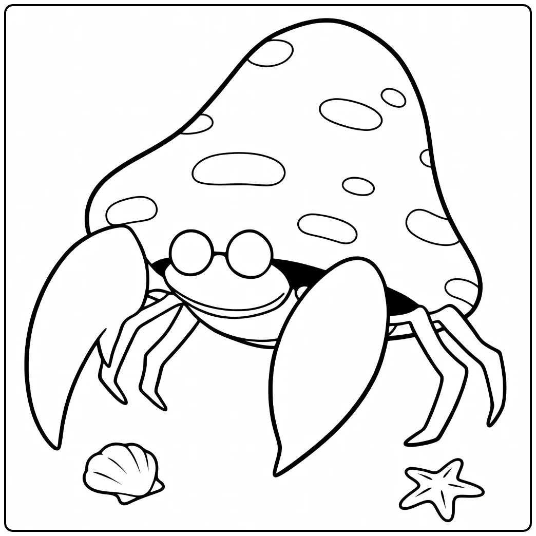 Parasect coloring page
