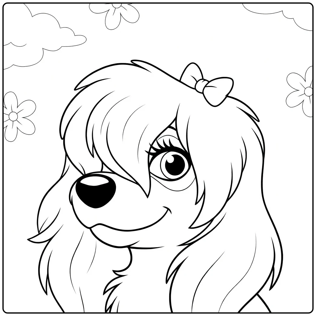 Peg coloring page