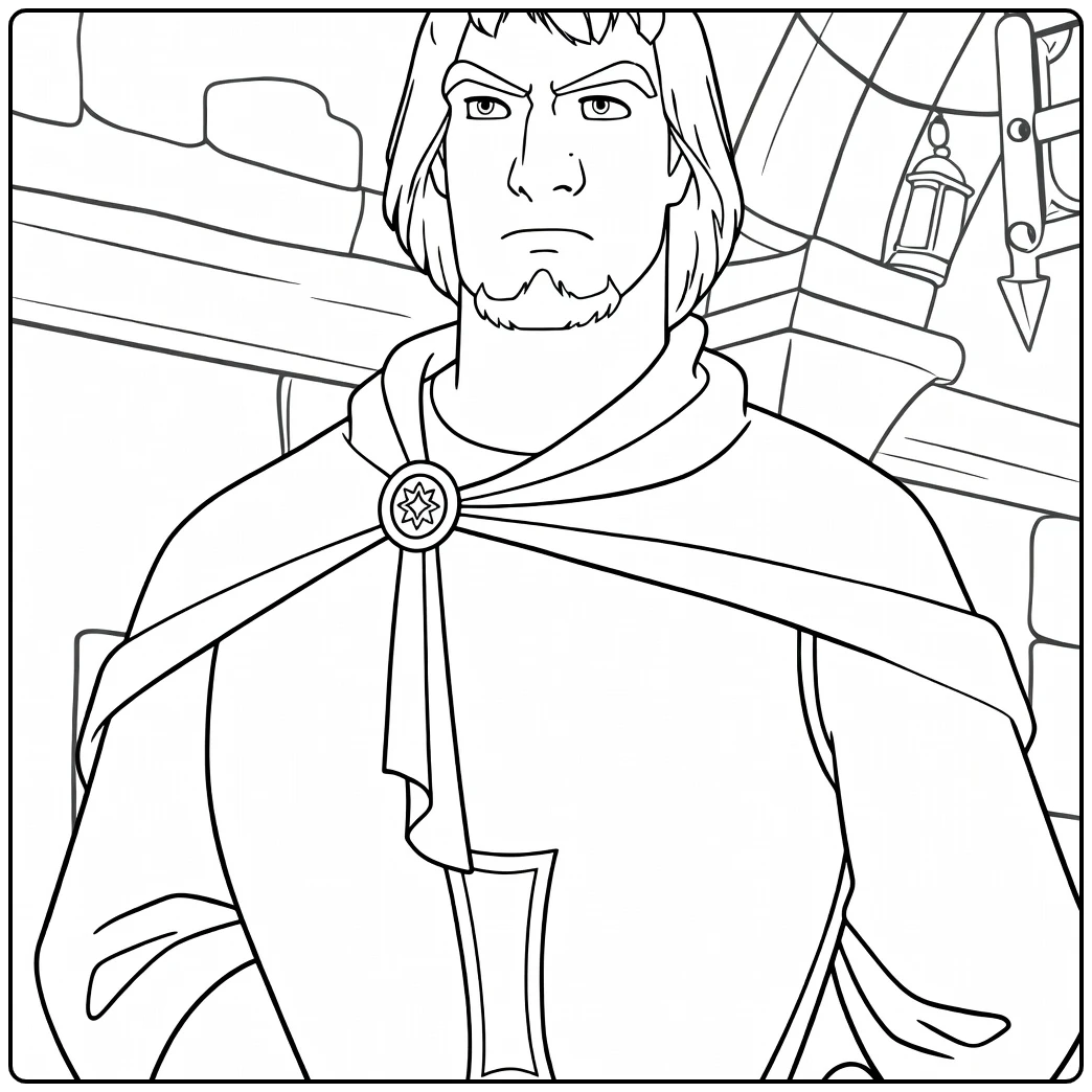 Phoebus coloring page