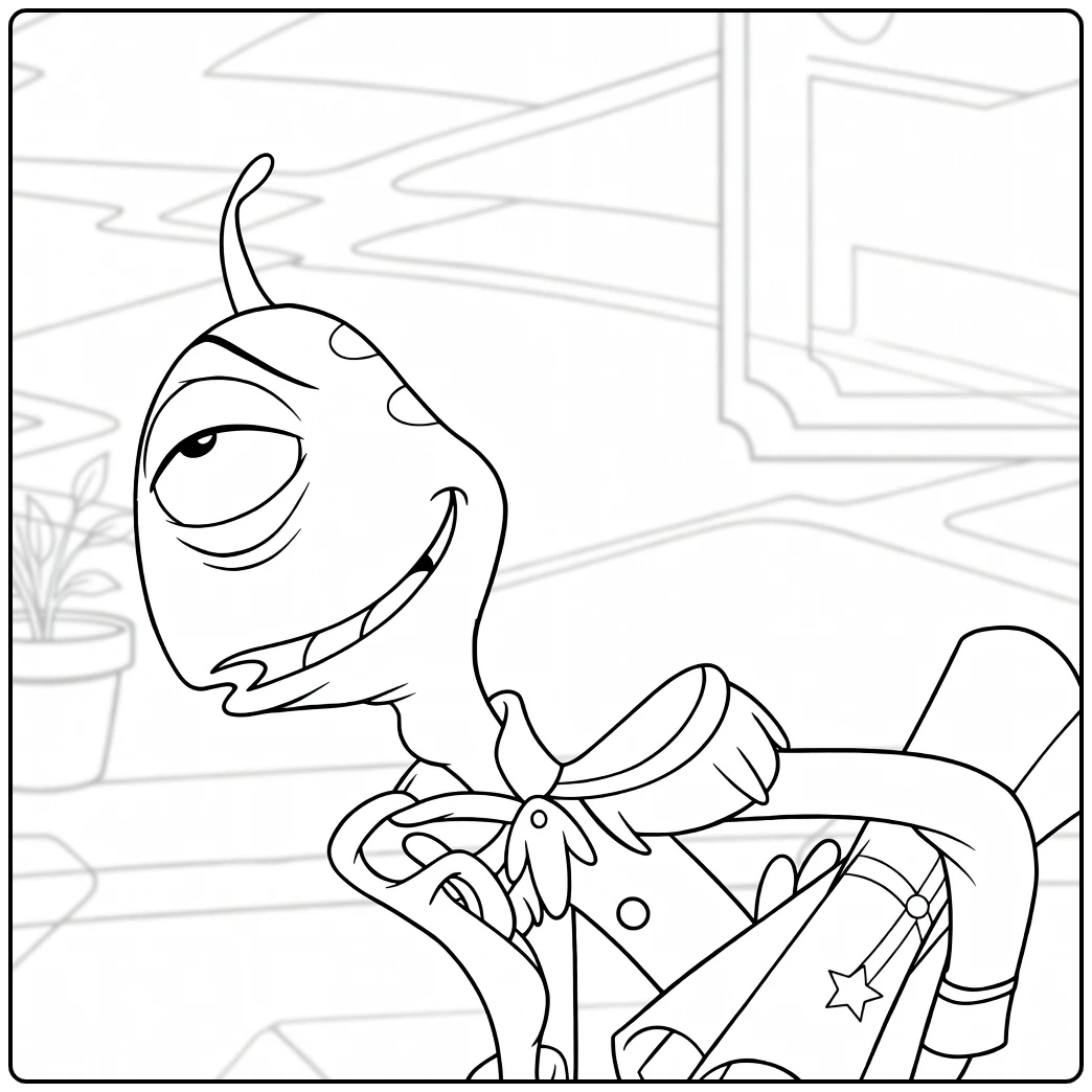 pleakley Pleakley Ready for Adventure coloring page