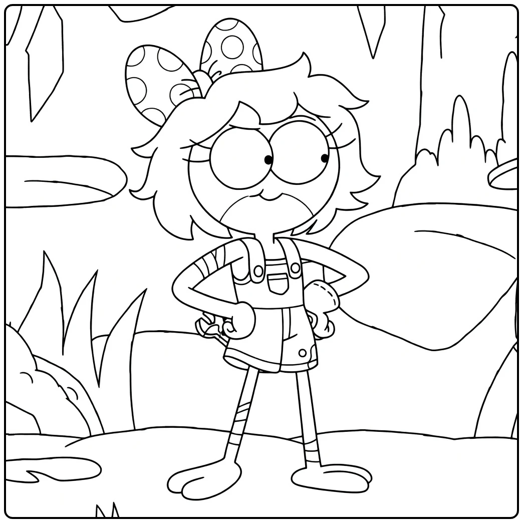 Polly Plantar coloring page