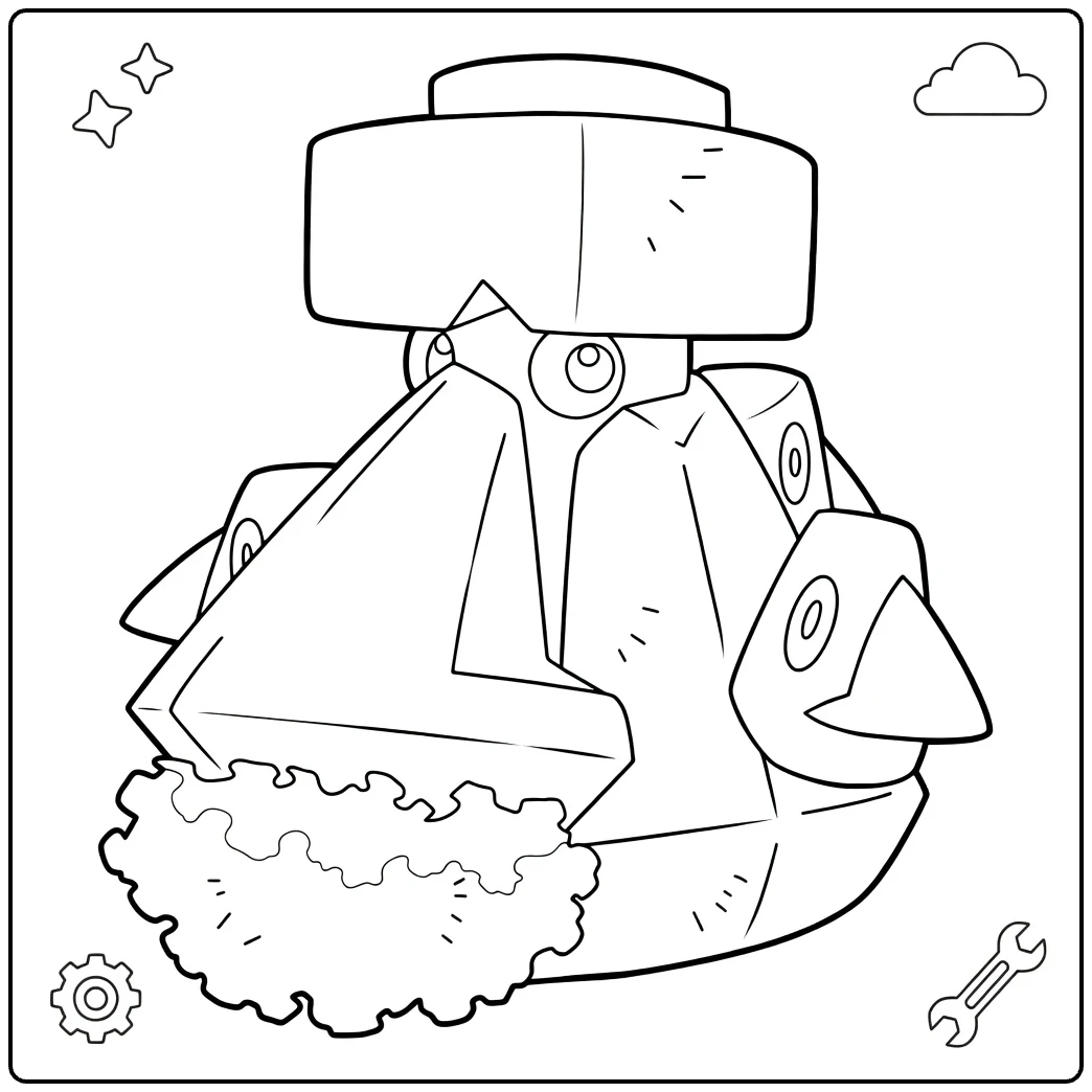Probopass for Pokemon Fans coloring page