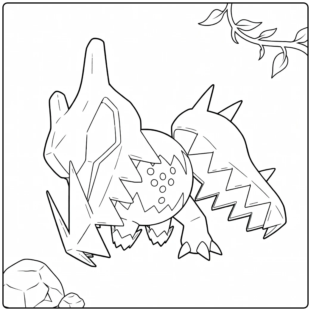 Regieleki coloring page
