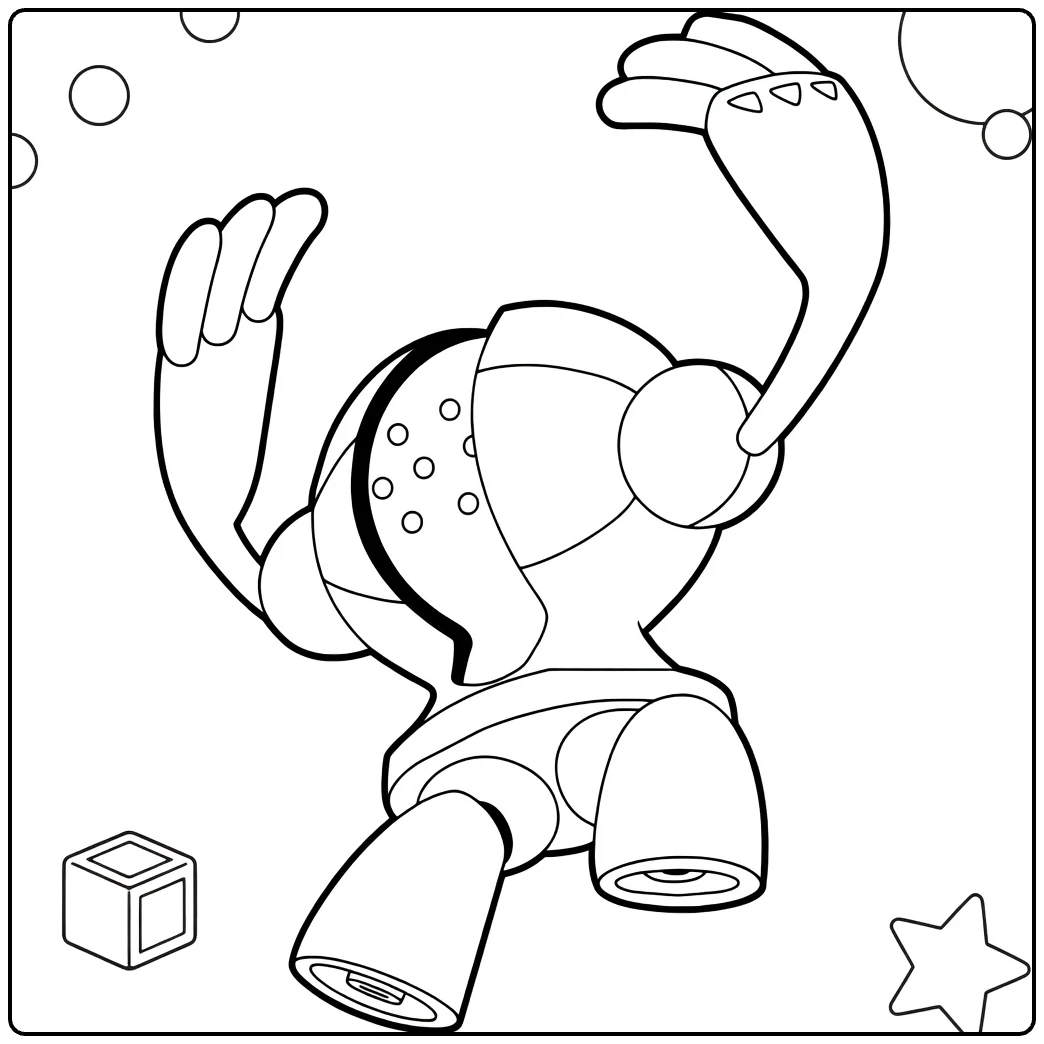 Registeel for Kids coloring page