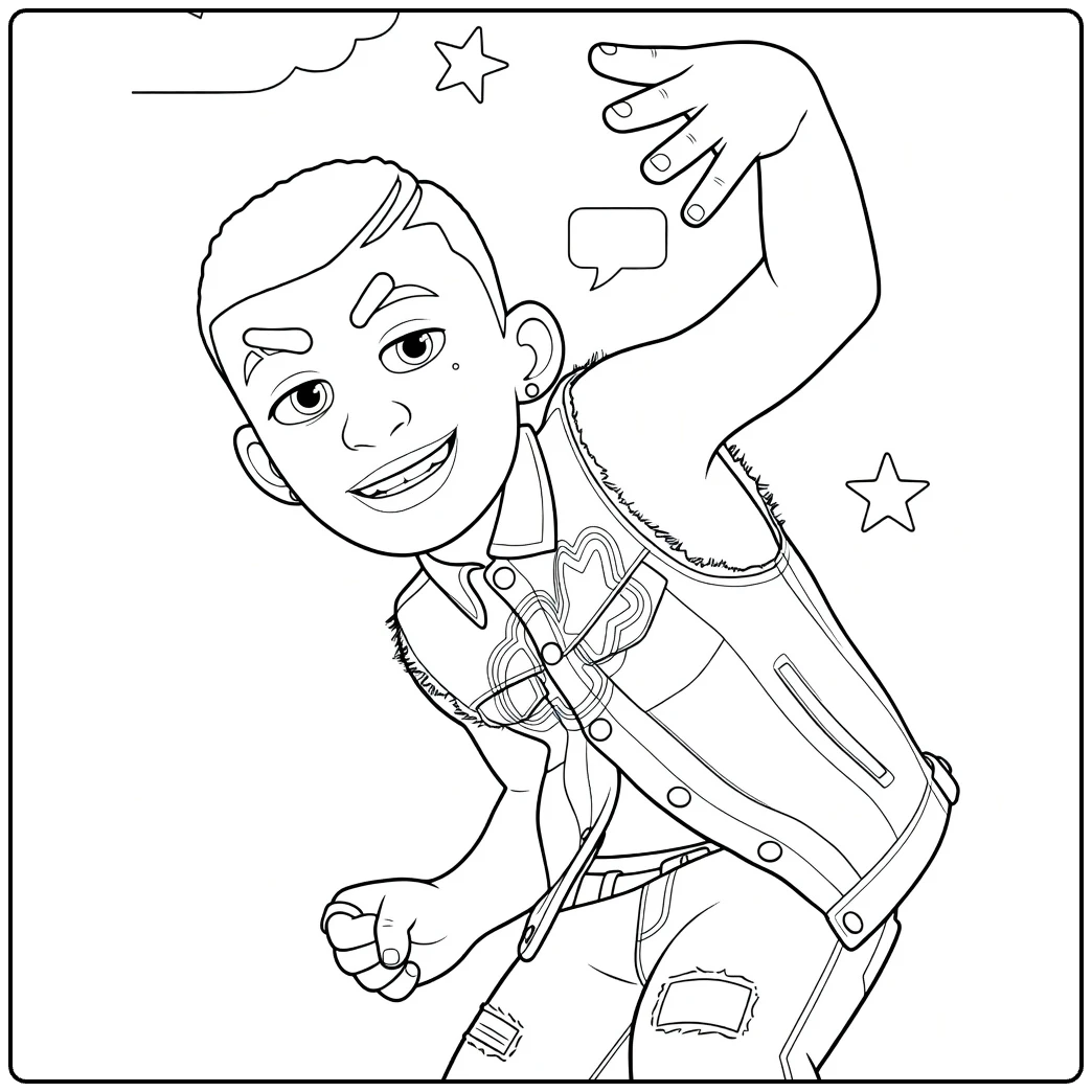 Robaire coloring page