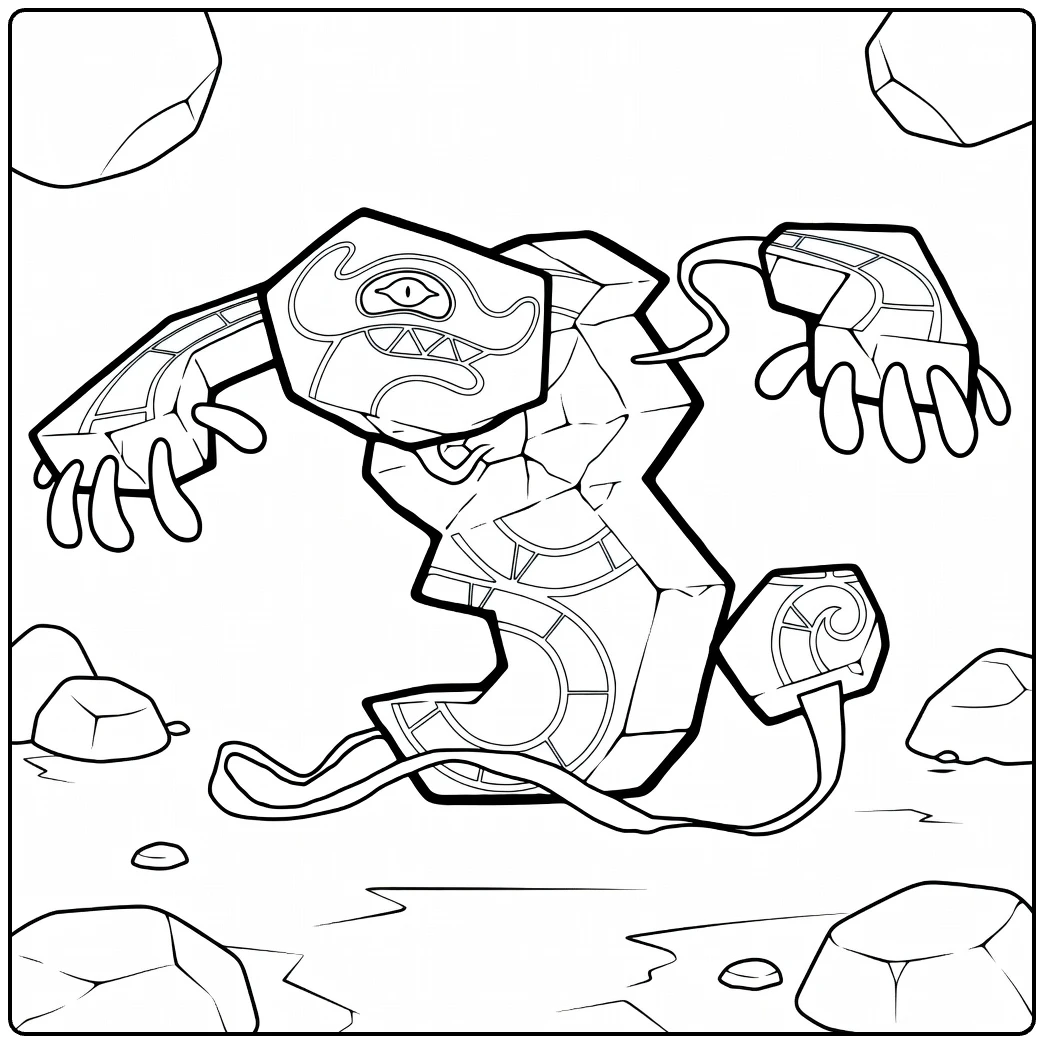 Runerigus for Pokemon Fans coloring page