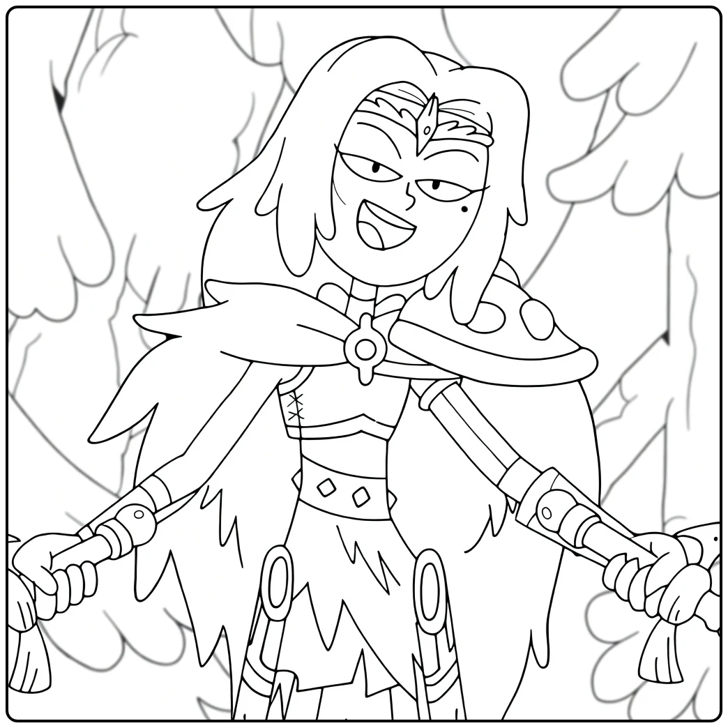 Sasha Waybright coloring page