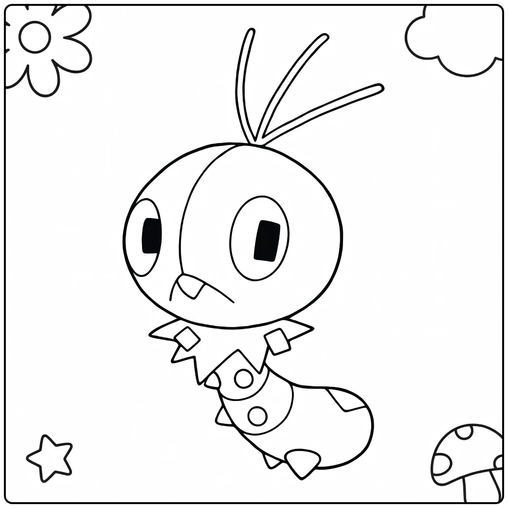 Scatterbug coloring page