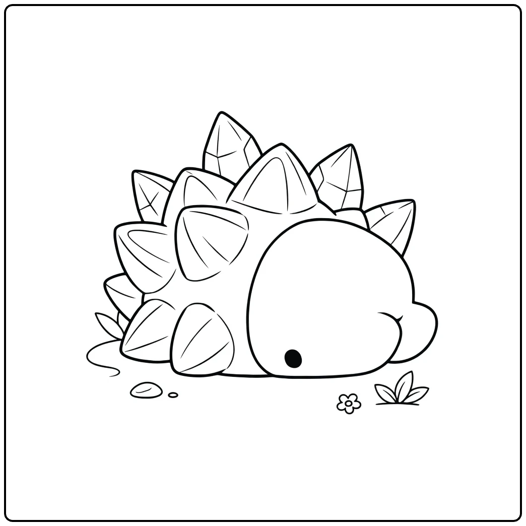 Snom coloring page
