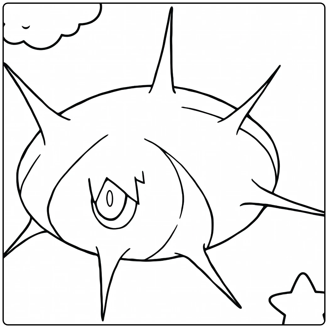 Silcoon coloring page