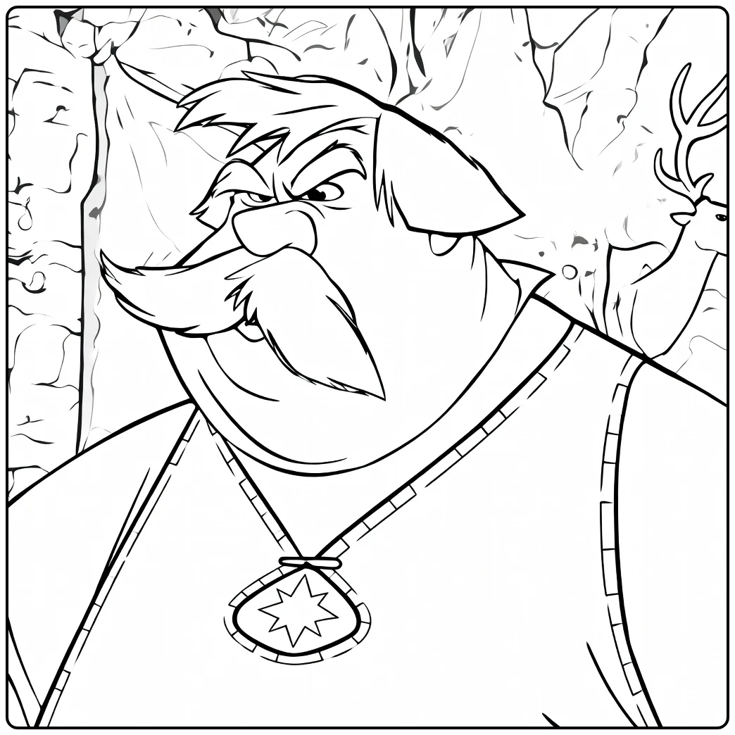 Sir Ector coloring page