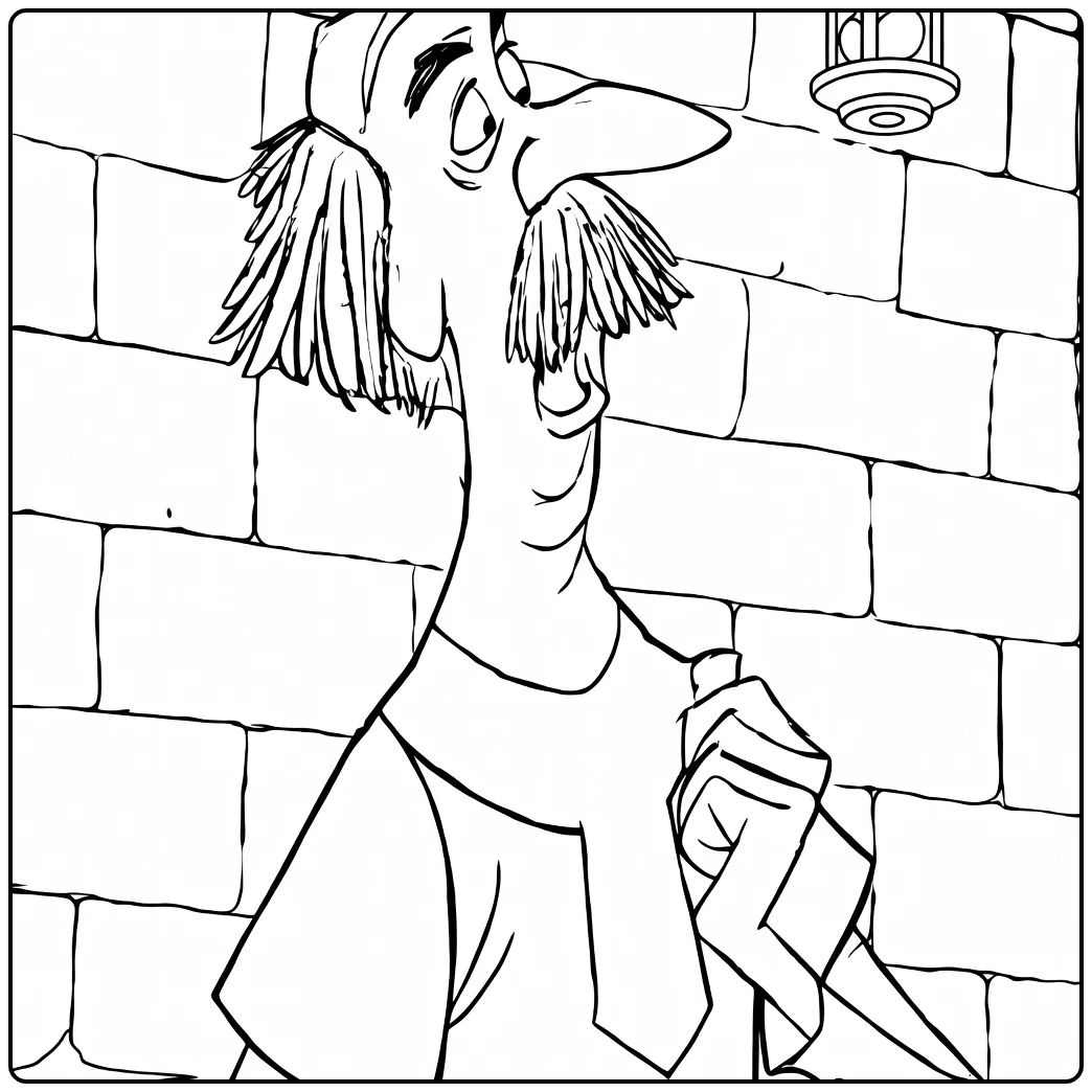 Sir Pellinore coloring page
