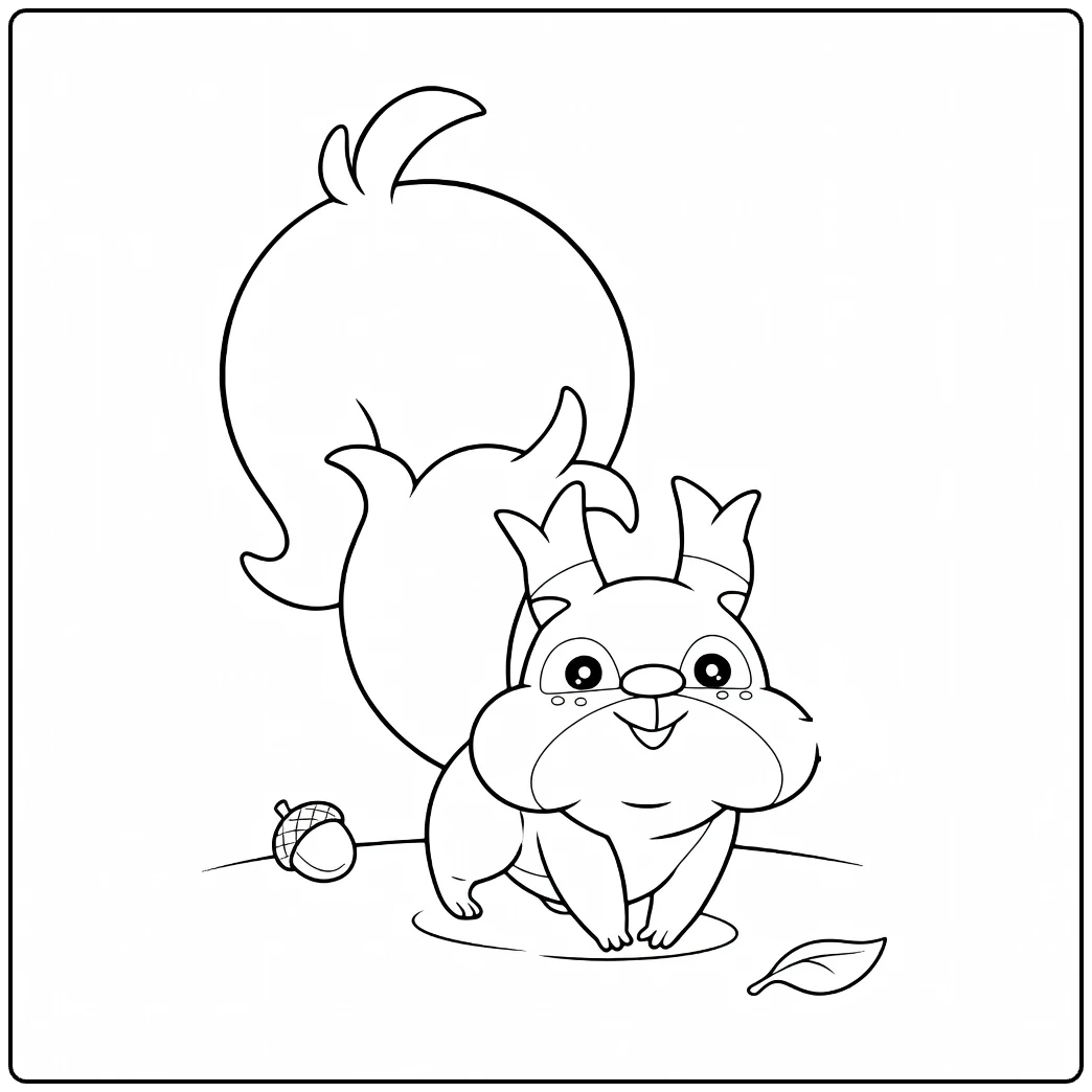 skwovet coloring page happy Pokemon with blad and noot