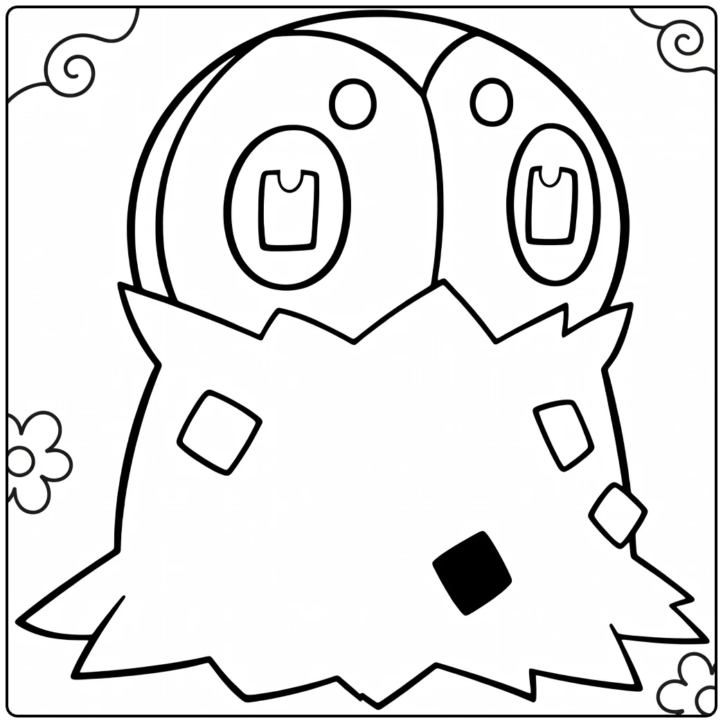 Spewpa coloring page