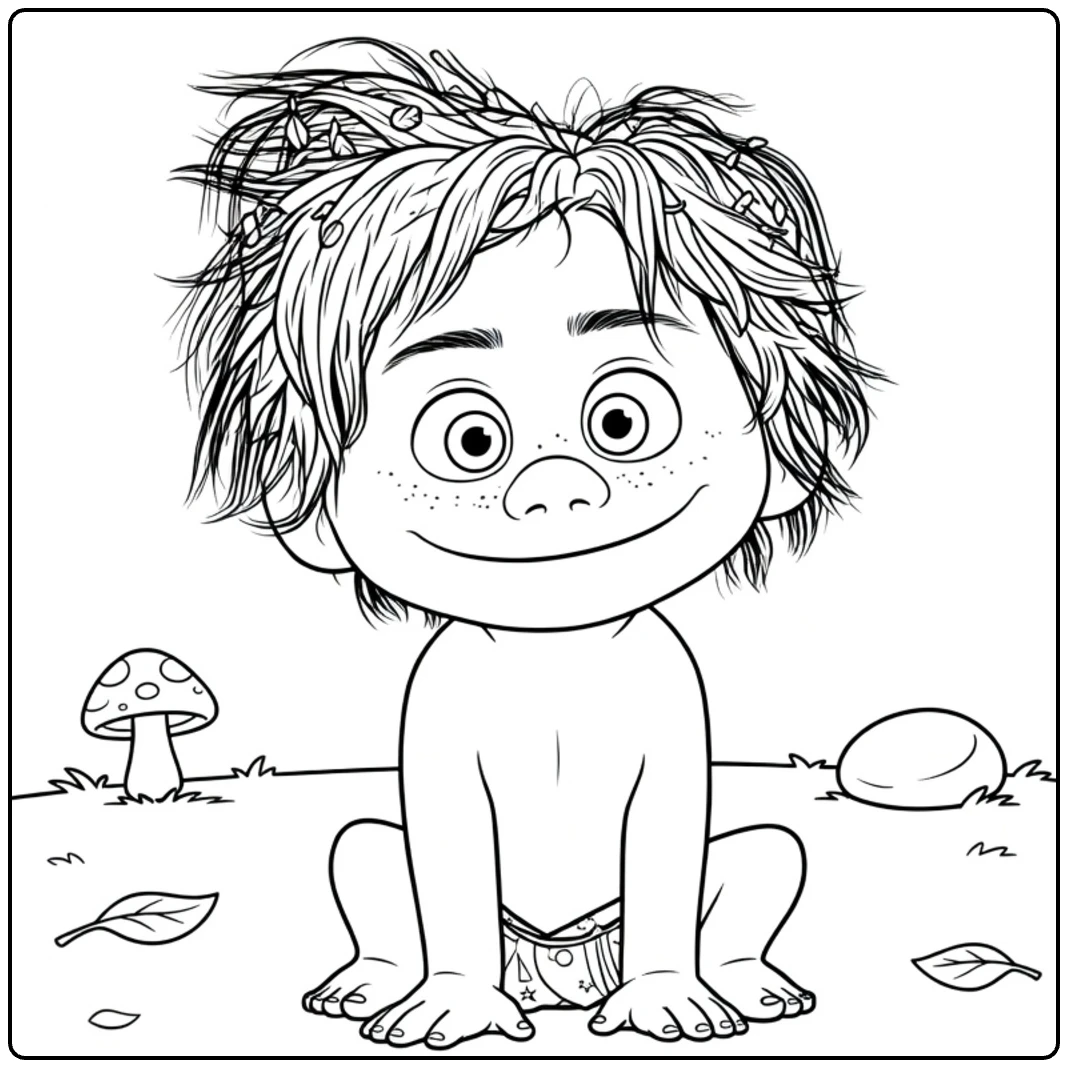Spot coloring page
