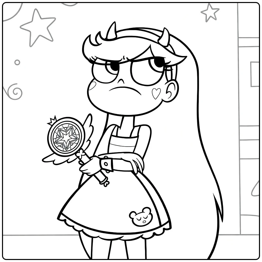 Star Butterfly coloring page