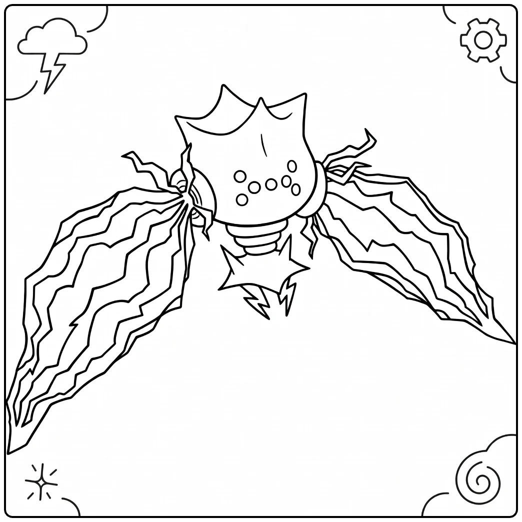 Urshifu coloring page