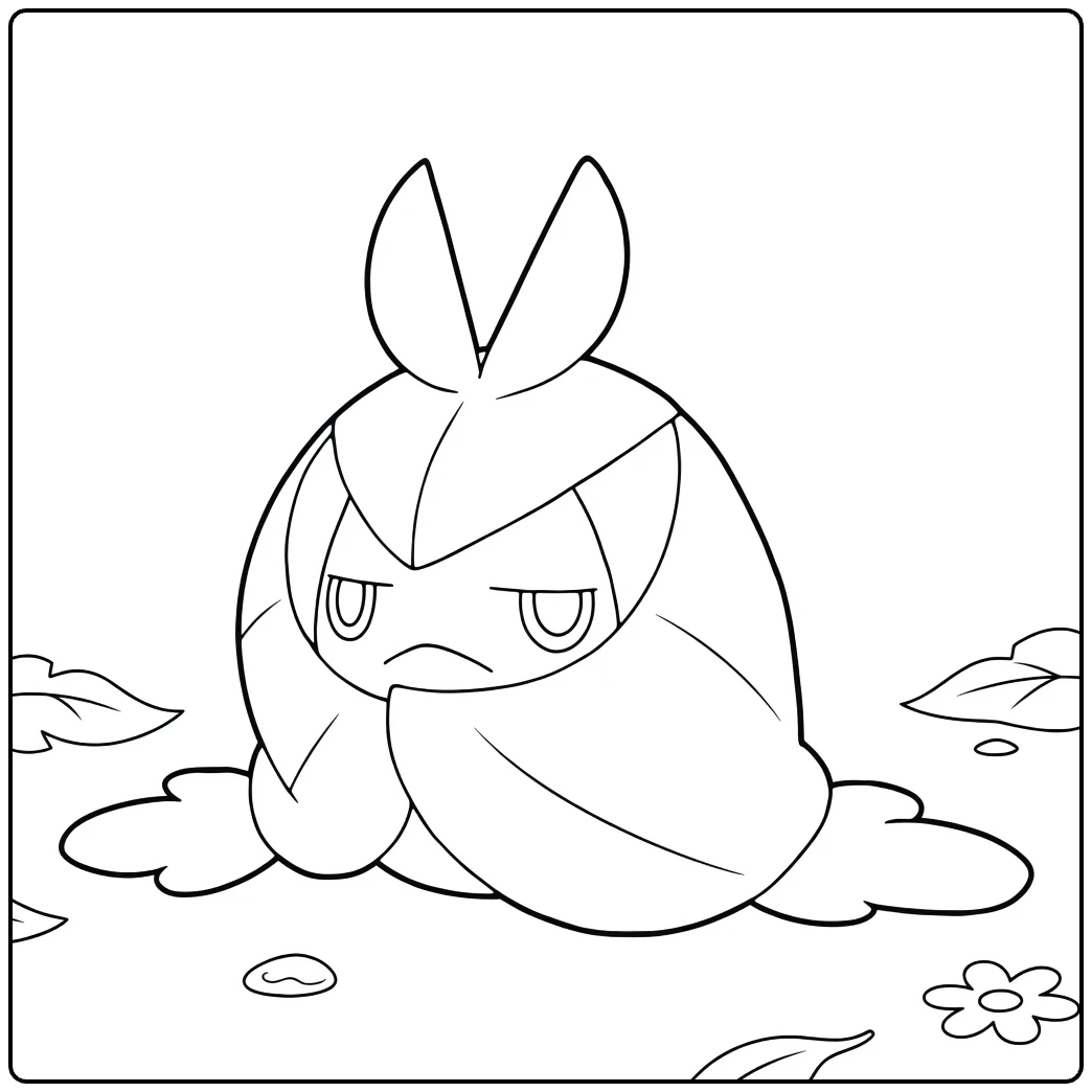 Swadloon coloring page