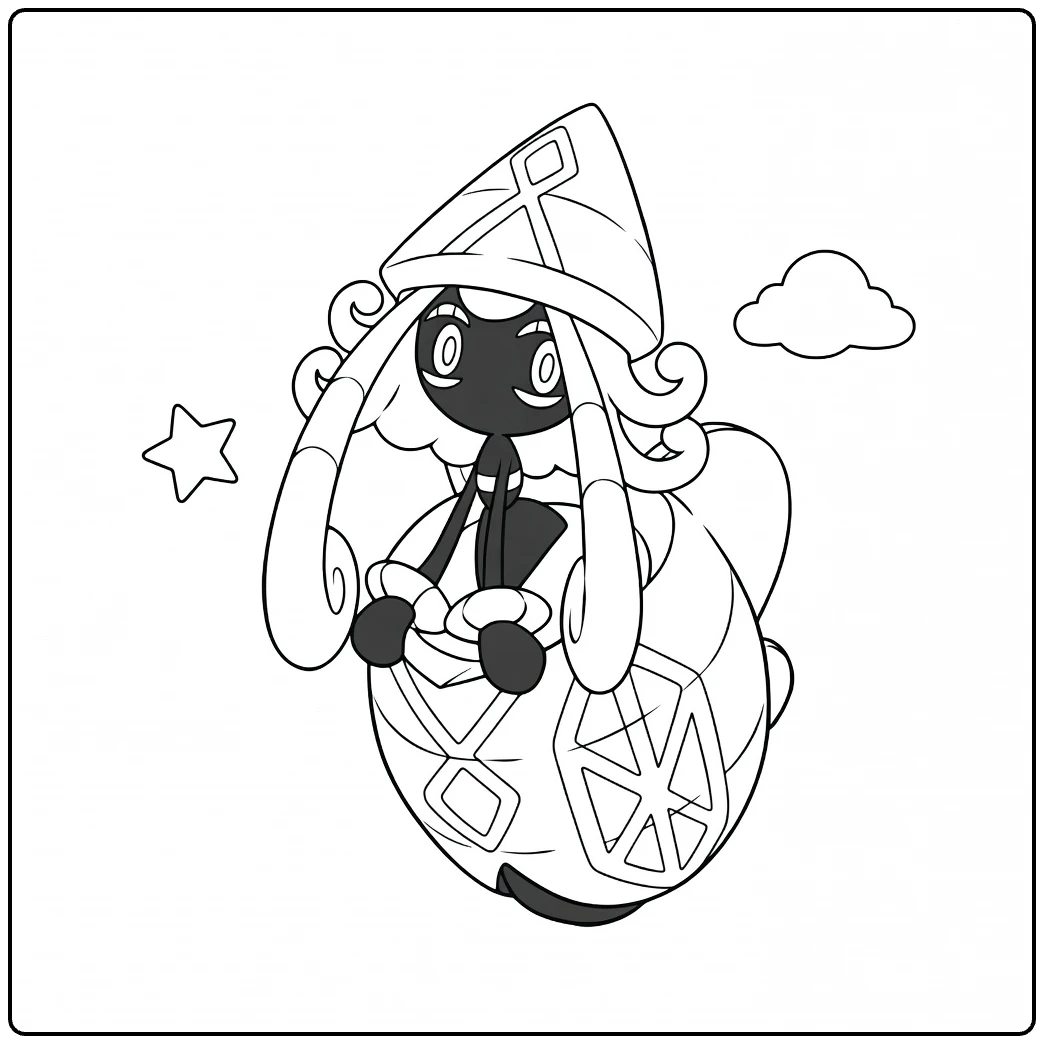 Tapu Koko coloring page
